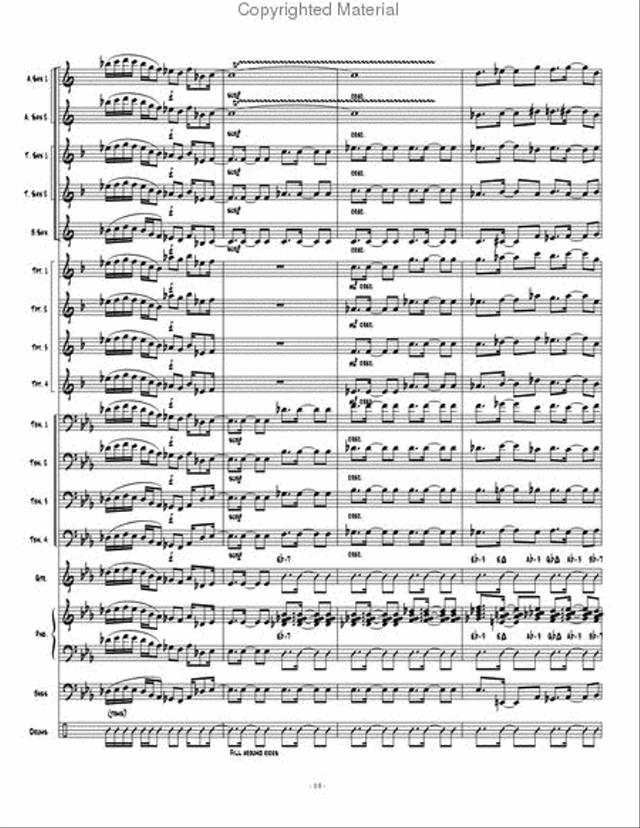 Summer Groove Jazz Ensemble scores gallery preview page 15