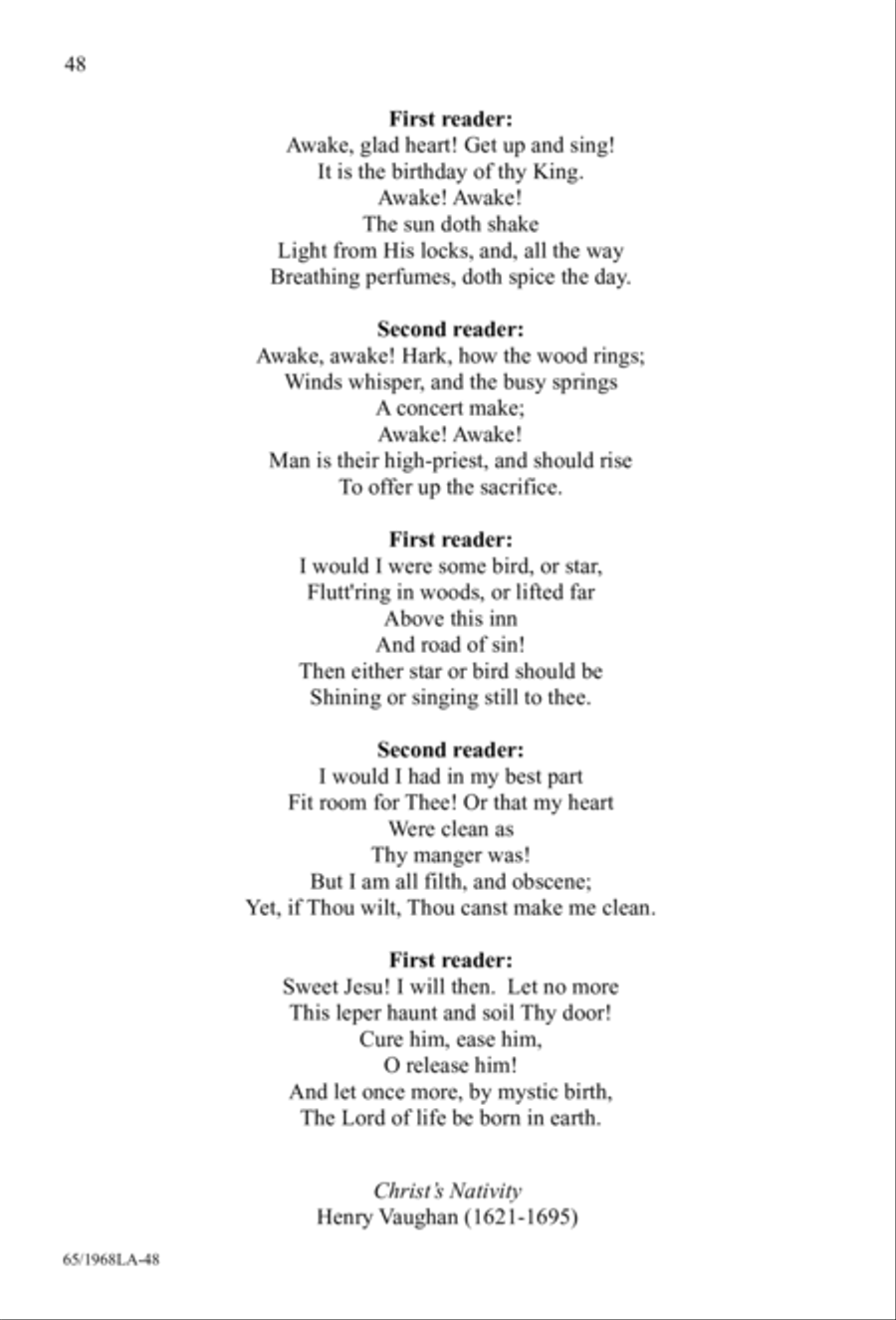 The Word Made Flesh 4-Part scores gallery preview page 50