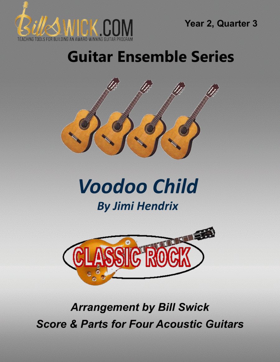 Voodoo Child (slight Return) Guitar scores gallery preview page 1