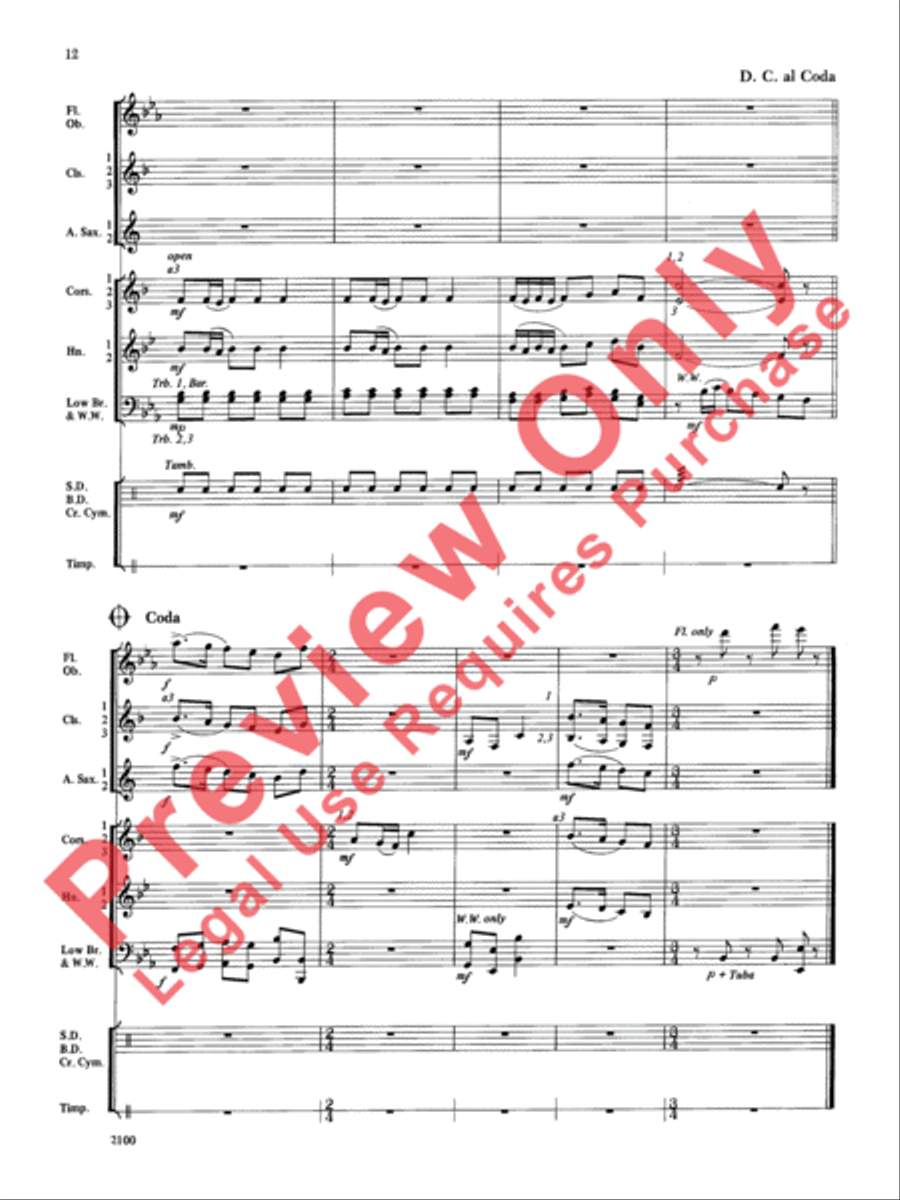Northwest Suite Northwest Suite Concert Band scores gallery preview page 13
