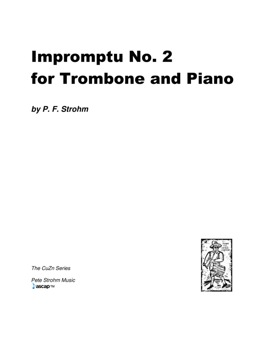 Impromptu No. 2 for Trombone and Piano image number null