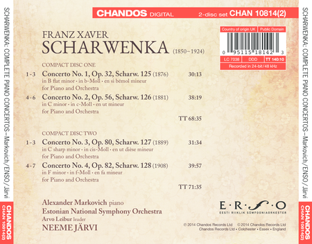 Scharwenka: Piano Concertos