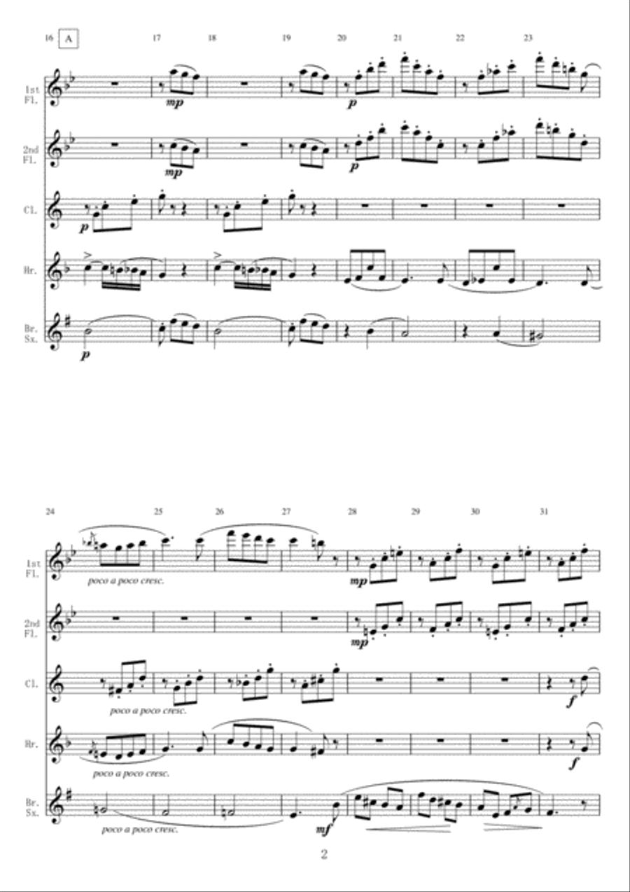 <Wind Quintet> Spring Song from 