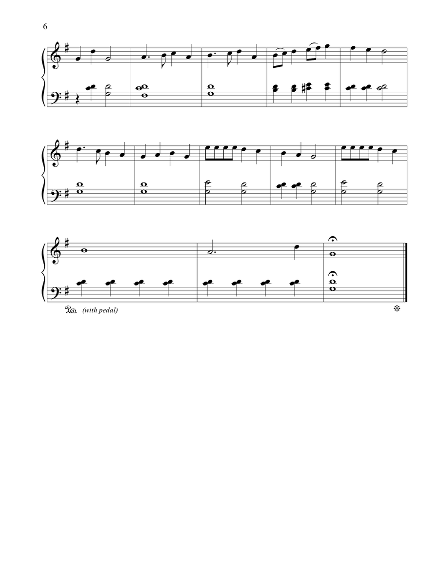 Christmas Piano Solos for the Late Beginner Easy Piano scores gallery preview page 6