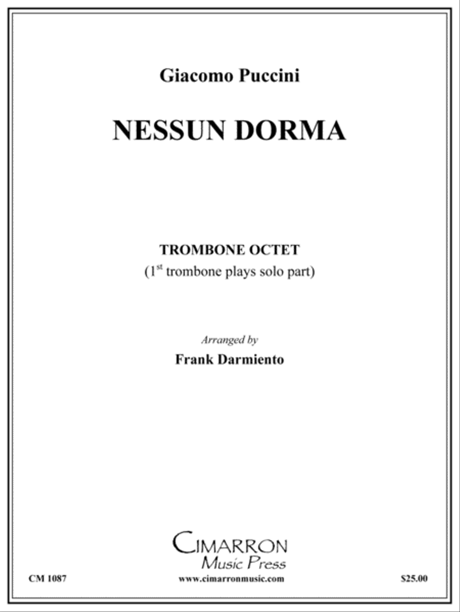 Nessun Dorma from Turandot Large Ensemble scores gallery preview page 1