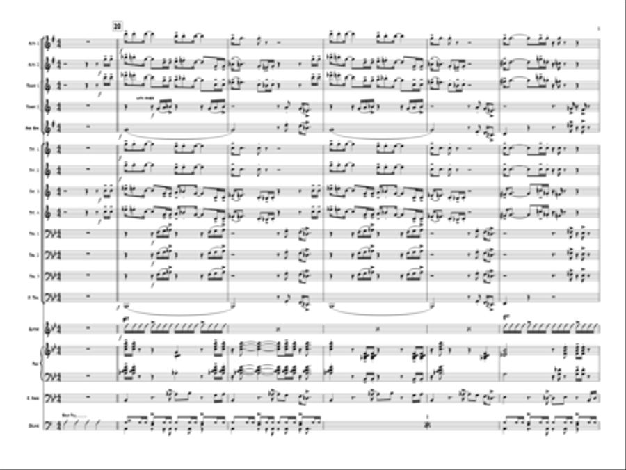 Bone Collection Jazz Ensemble scores gallery preview page 5