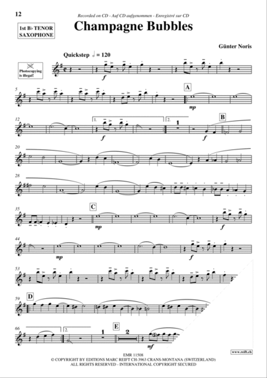 Play The 1st Tenor Sax With The Ballroom Dance Orchestra Vol. 2 Tenor Saxophone scores gallery preview page 13