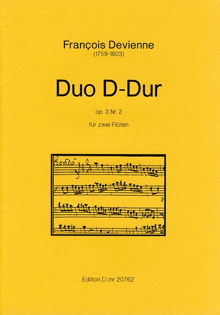 Duo fr zwei Flten D-Dur op. 3 Nr. 2
