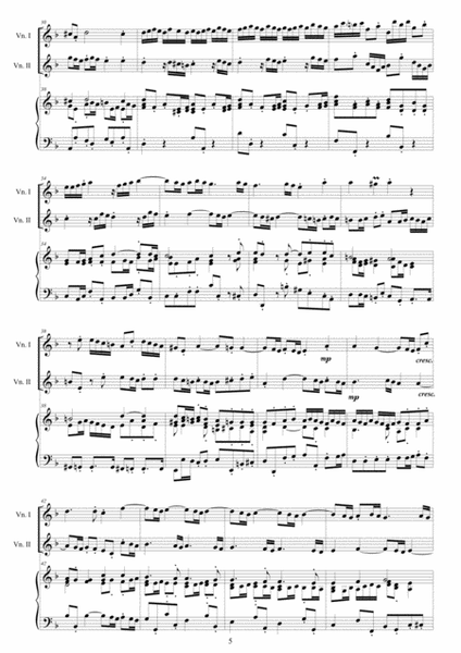 Albinoni - 12 Trio Sonatas Op.1 for Two Violins and Cembalo or Piano - Full scores and parts