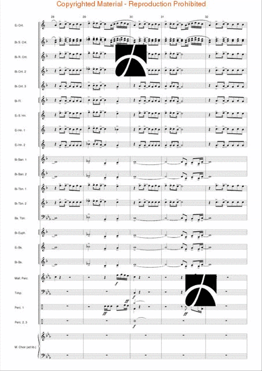 Pacific Dreams Concert Band scores gallery preview page 6