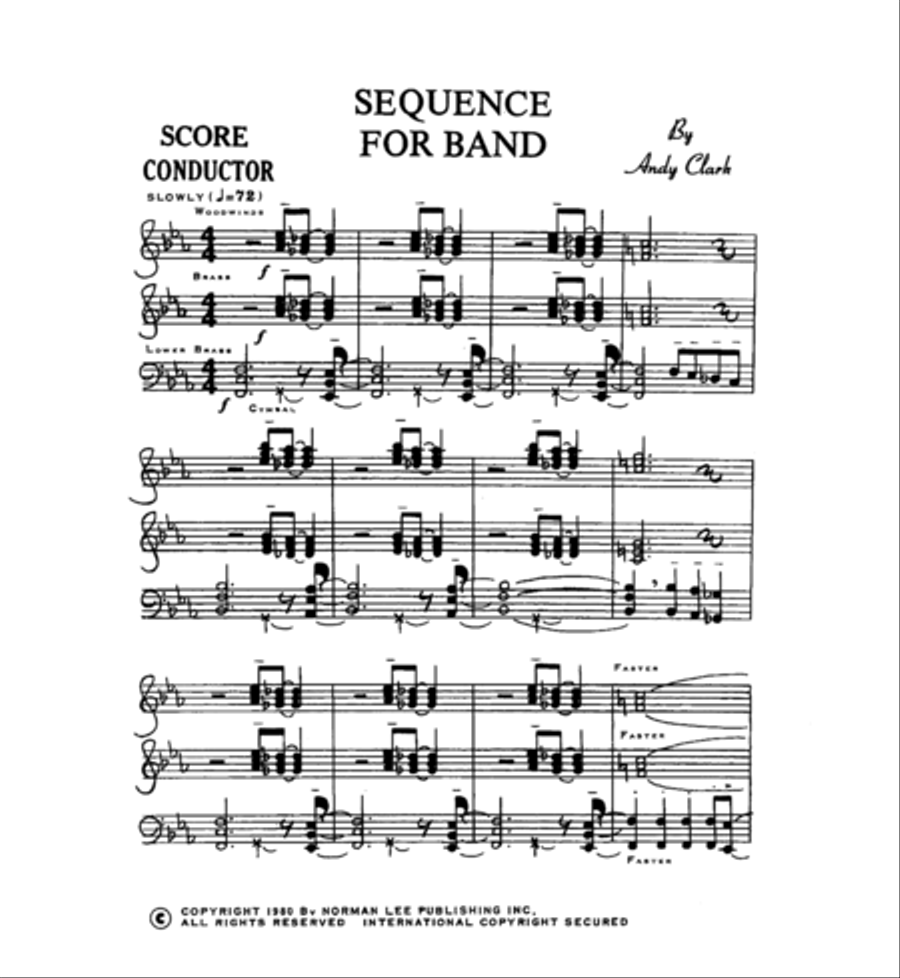 Sequence for Band Concert Band scores gallery preview page 3