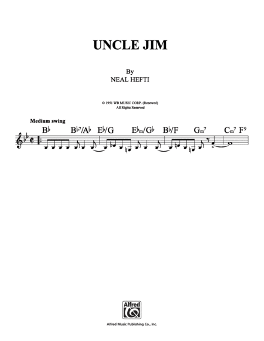 Uncle Jim School and Community scores gallery preview page 1