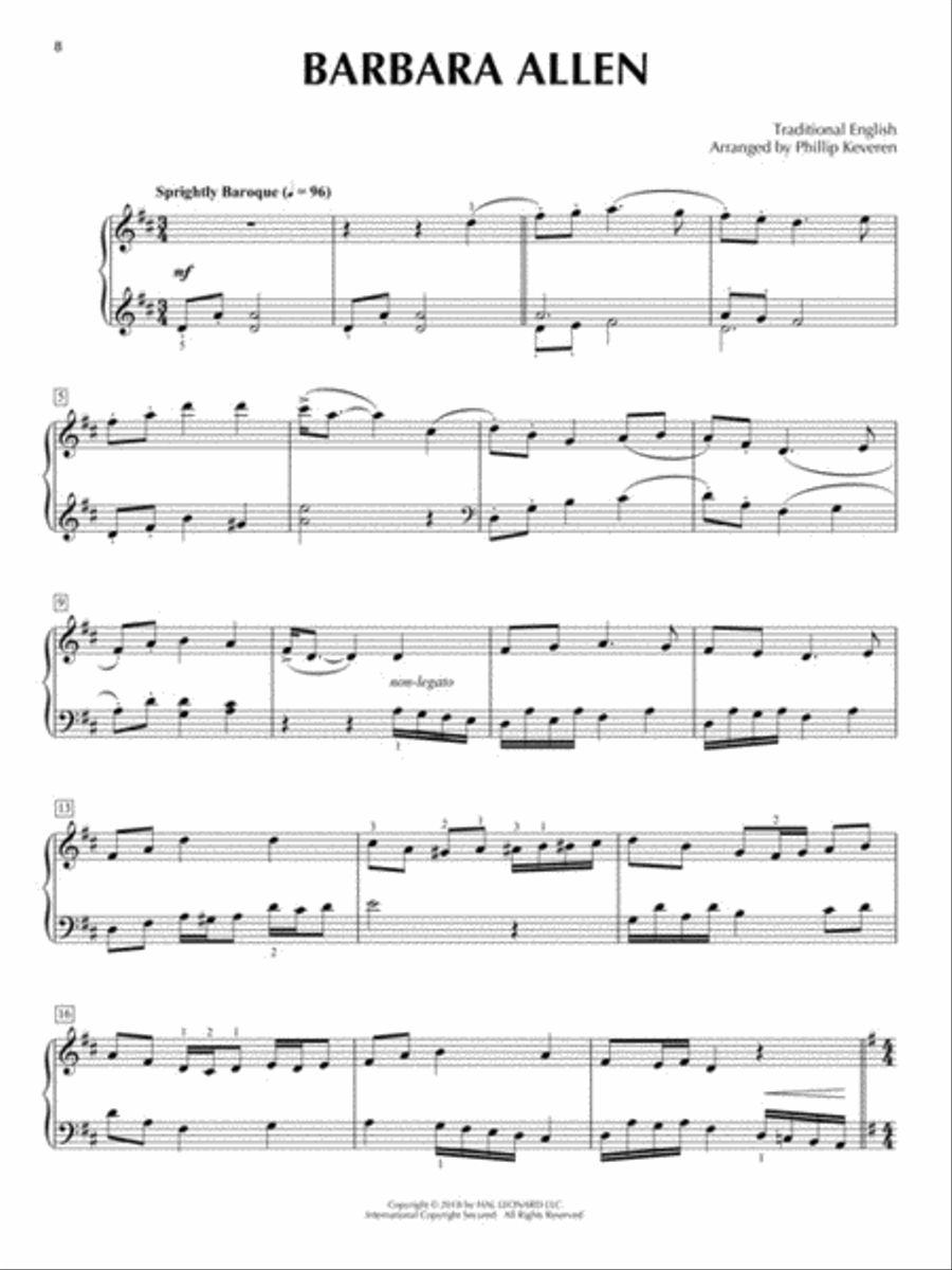 Celtic Songs with a Classical Flair Piano Solo scores gallery preview page 5