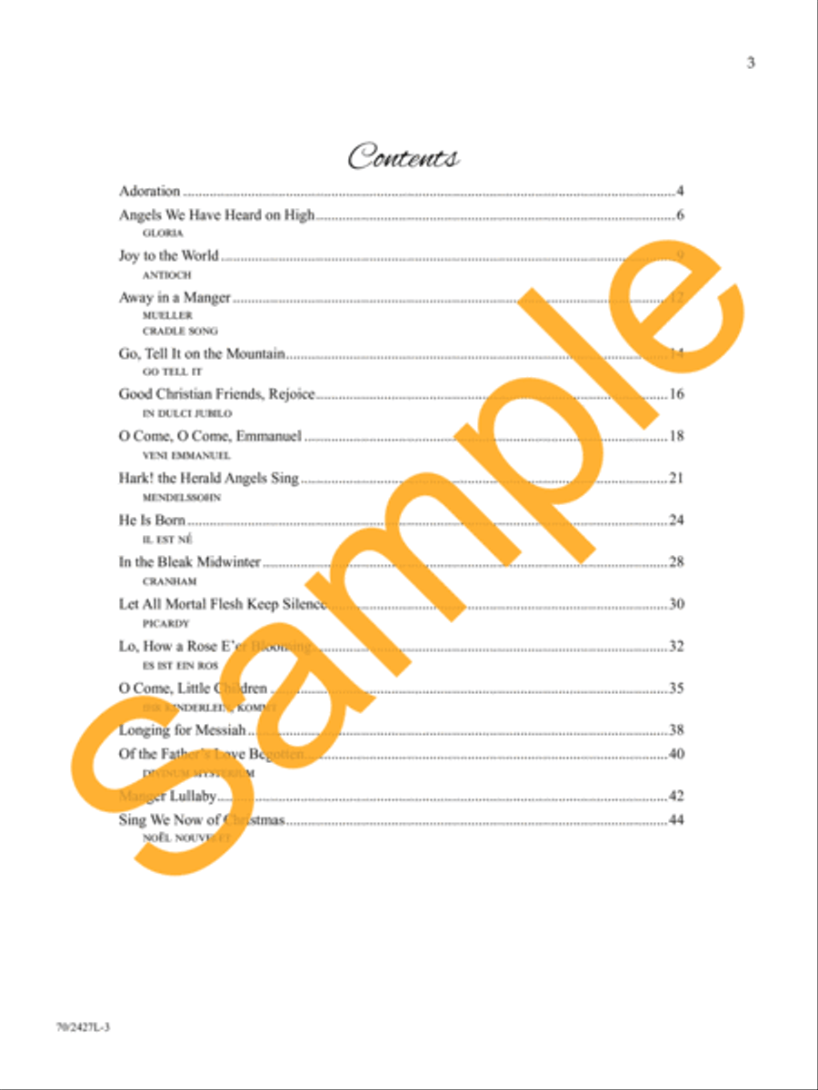 Mark Hayes: Christmas Miniatures for Organ Organ Solo scores gallery preview page 4