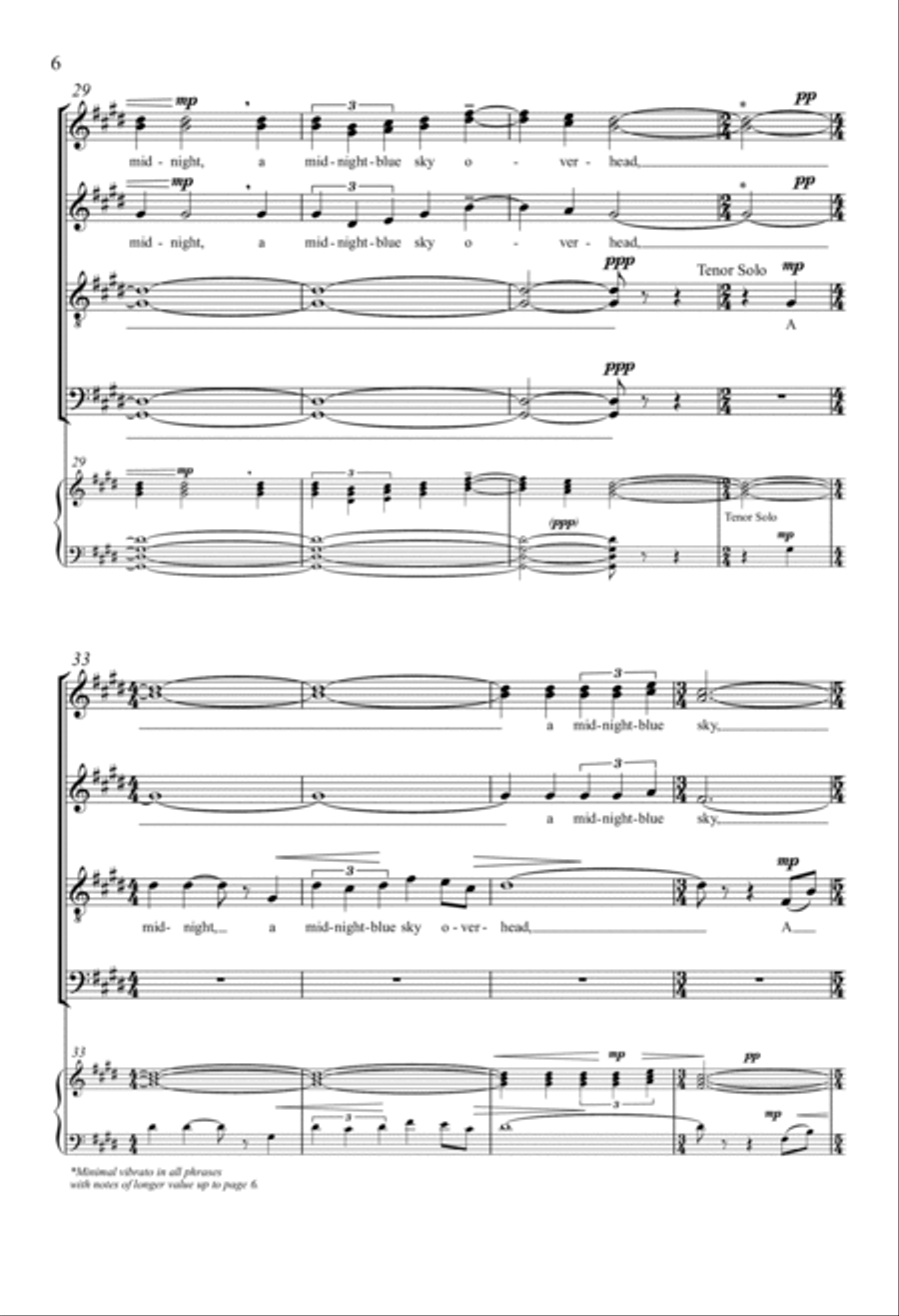 A Winter Night A Winter Night 4-Part scores gallery preview page 4