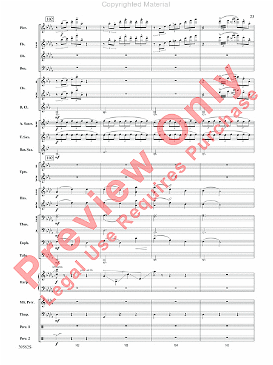 The Complete Harry Potter Concert Band scores gallery preview page 24