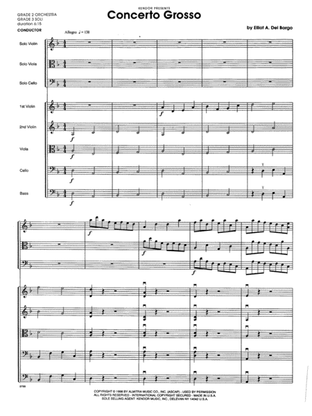 Concerto Grosso - Full Score