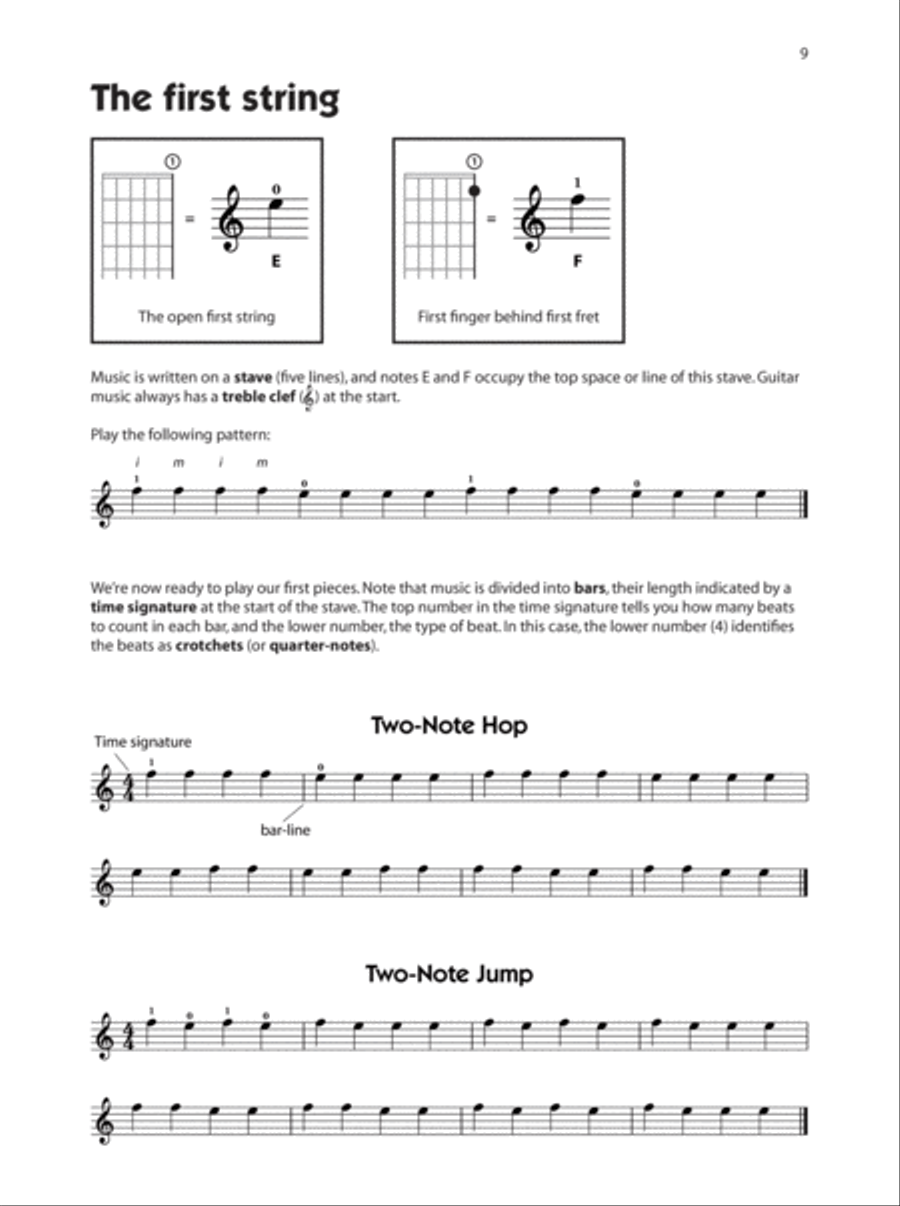 Enjoy Playing Guitar Tutor Book 1 + CD Acoustic Guitar scores gallery preview page 6