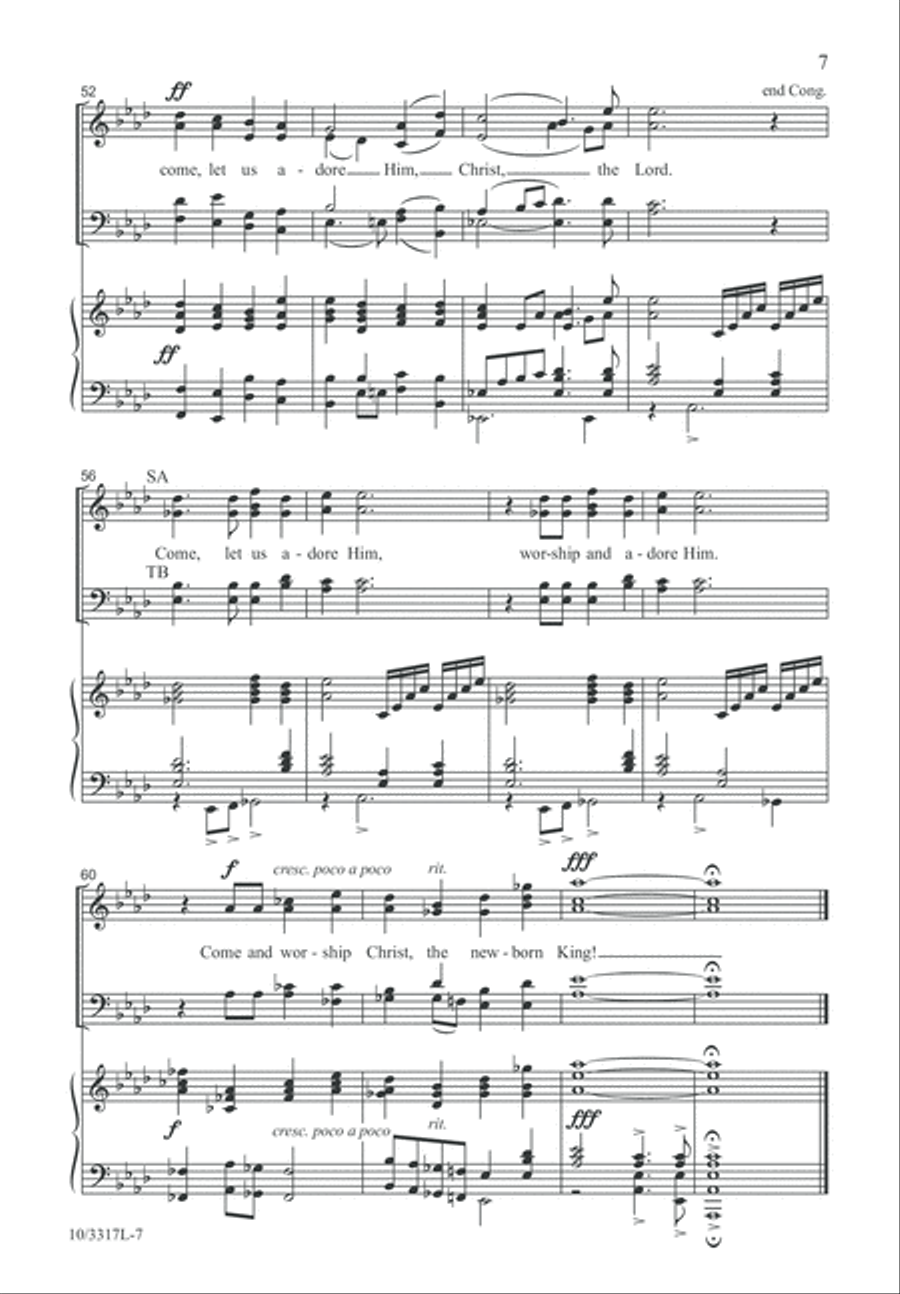 Hymns for Christmas 2 4-Part scores gallery preview page 8