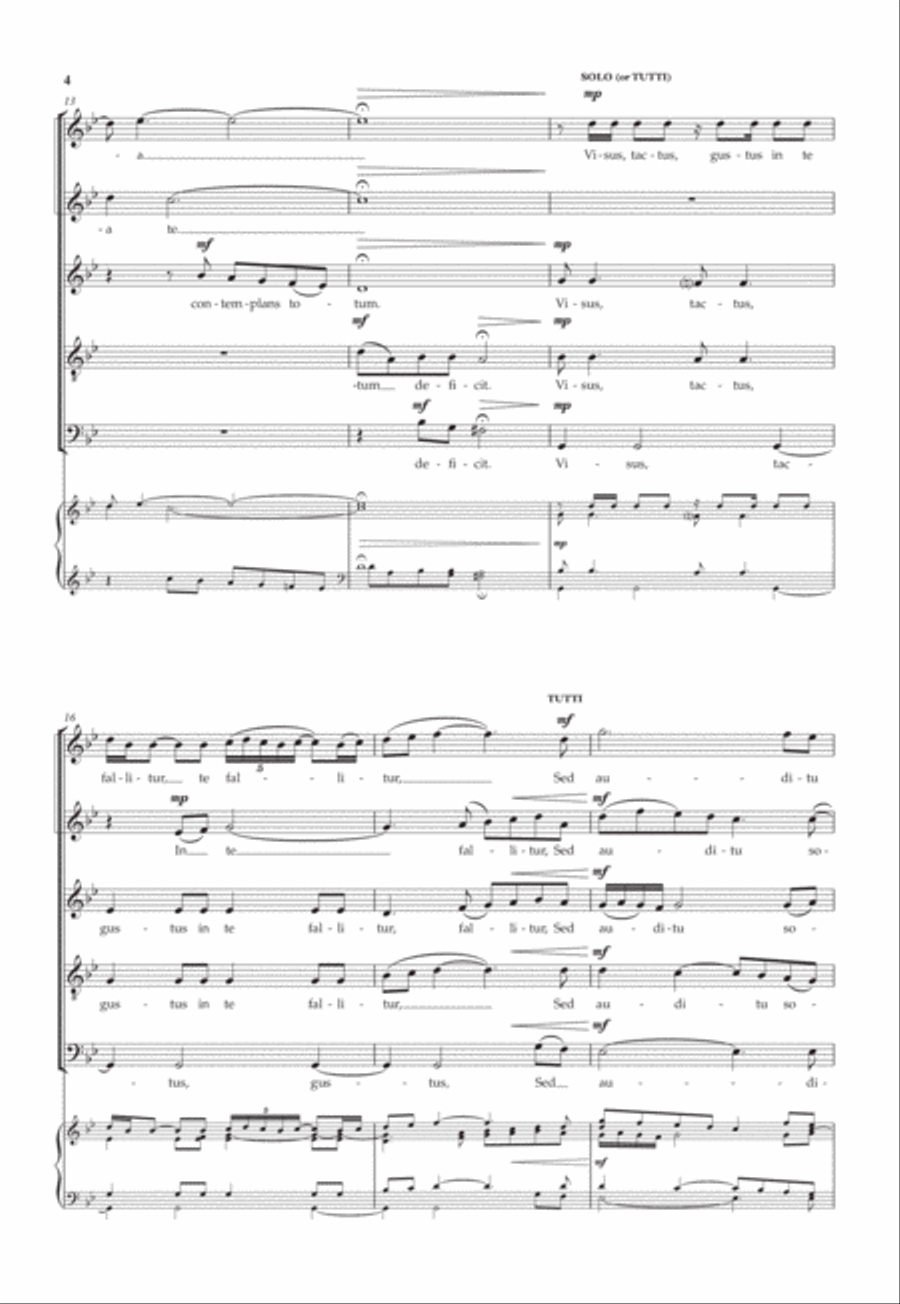 Adoro te devote Adoro te devote SSATB scores gallery preview page 4