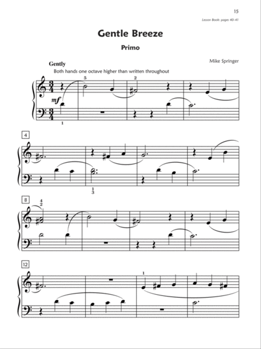 Premier Piano Course Duet 1B-2B (Value Pack) Piano Method scores gallery preview page 5