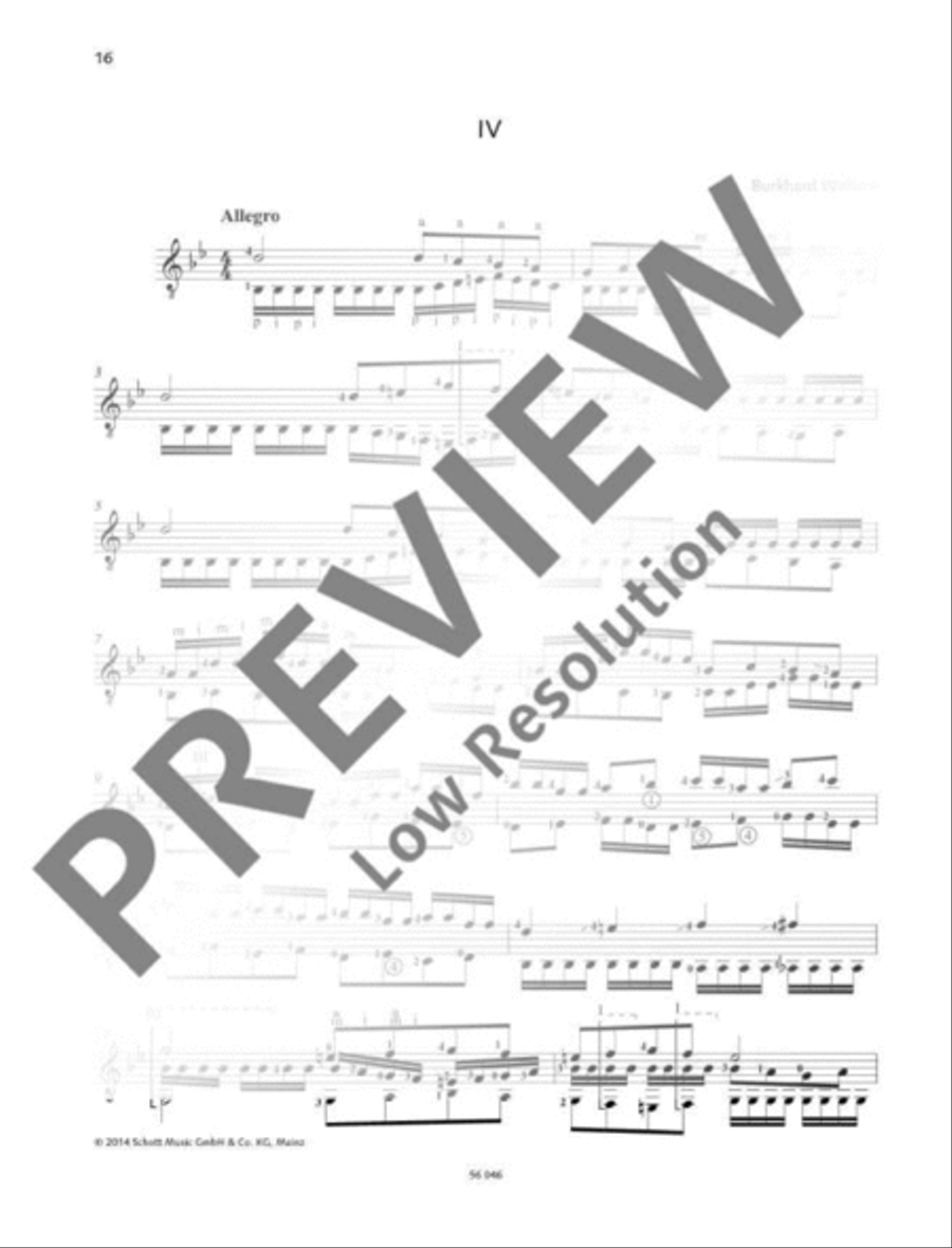 12 Concert Etudes 12 Concert Etudes Classical Guitar scores gallery preview page 17