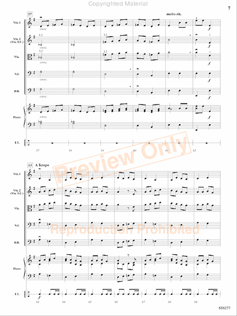 The Huron Carol The Huron Carol String Orchestra scores gallery preview page 8