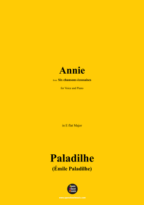 Paladilhe-Annie,in E flat Major