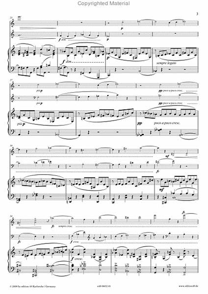 Trio c-moll fur Violine, Violoncello und Klavier op. 48
