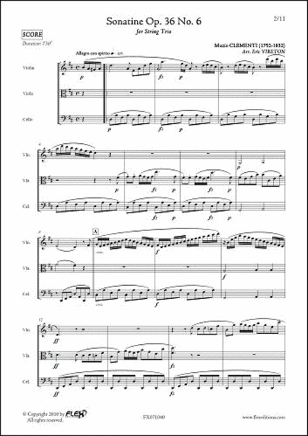 Sonatine Opus 36 No. 6