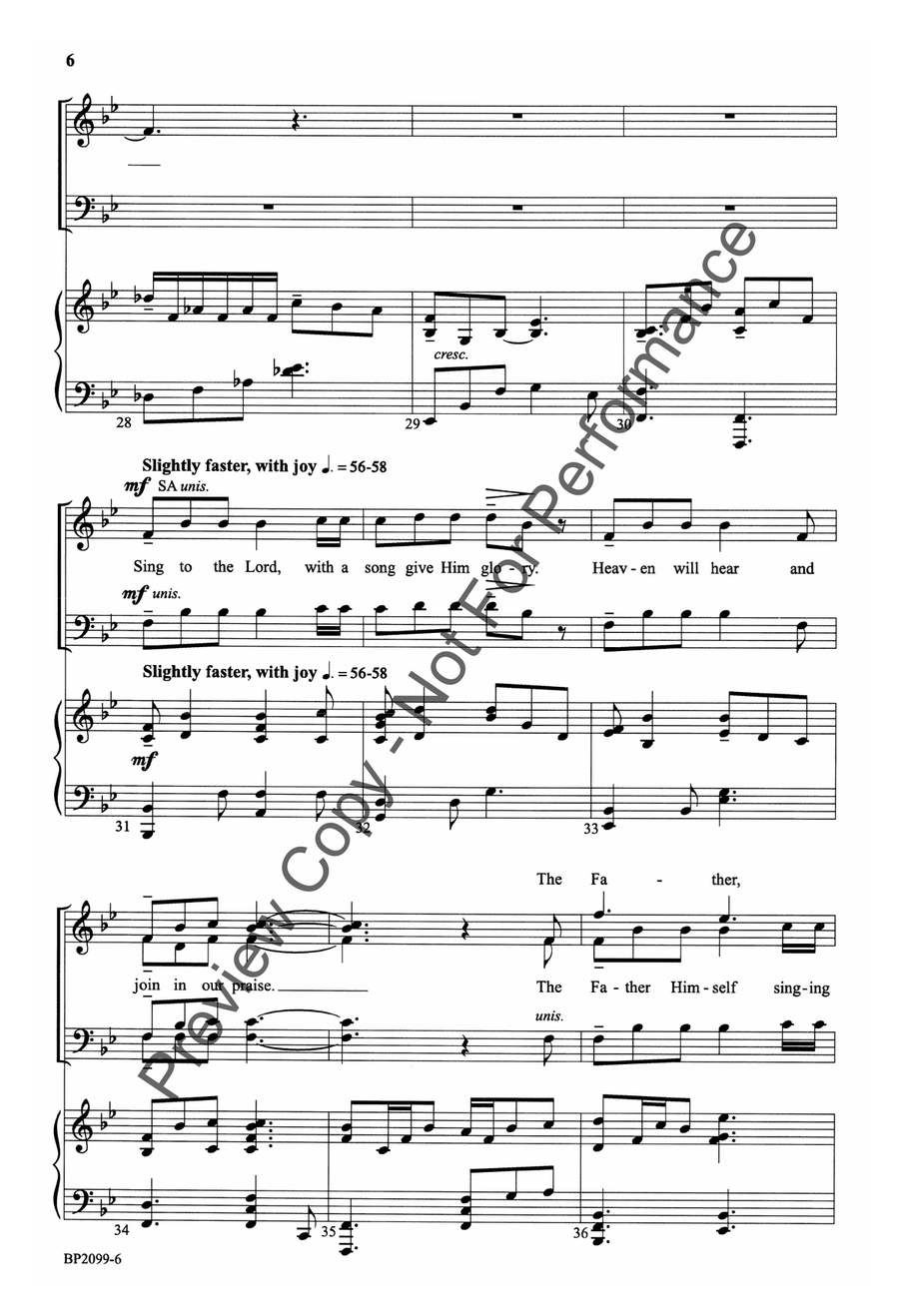 Anthems of Love Anthems of Love 4-Part scores gallery preview page 6