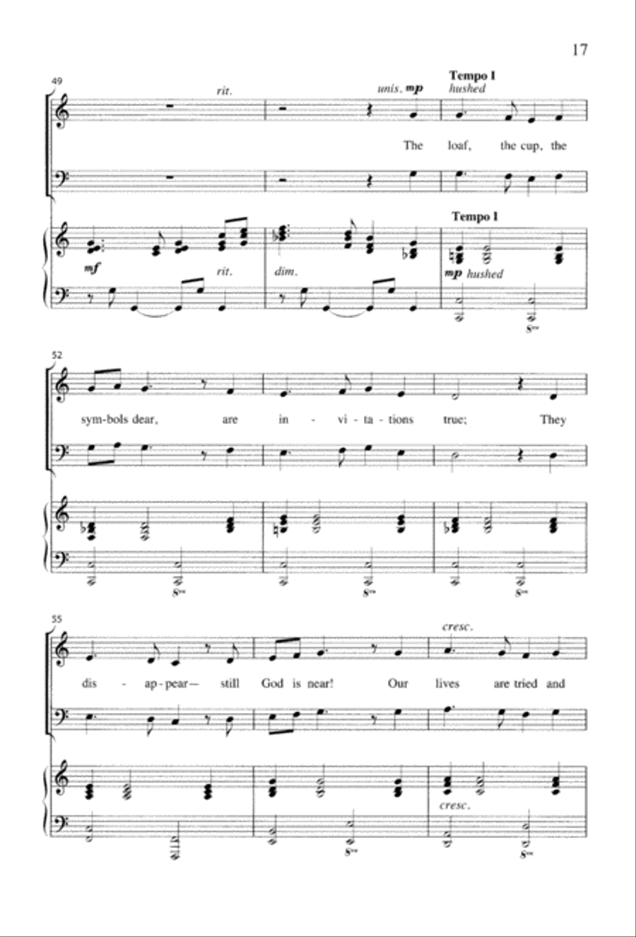 Christ the Crucified 3-Part scores gallery preview page 19
