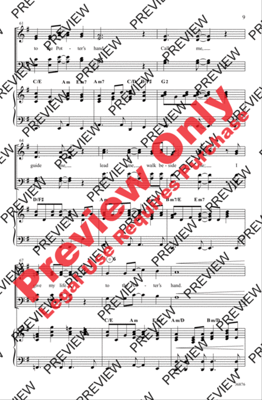 The Potter's Hand 4-Part scores gallery preview page 9