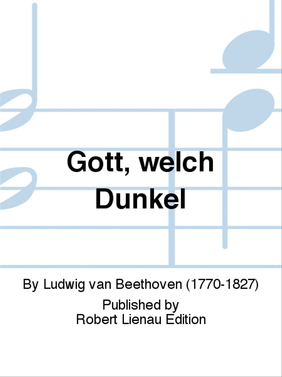 Gott, welch Dunkel Tenor Voice scores gallery preview page 1