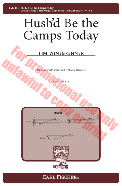 Hush'd Be the Camps Today image number null