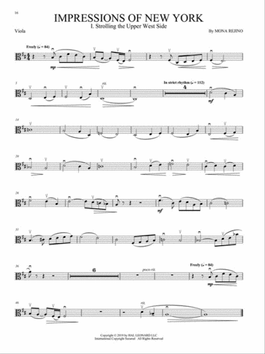 Impressions of New York Impressions of New York Cello scores gallery preview page 4