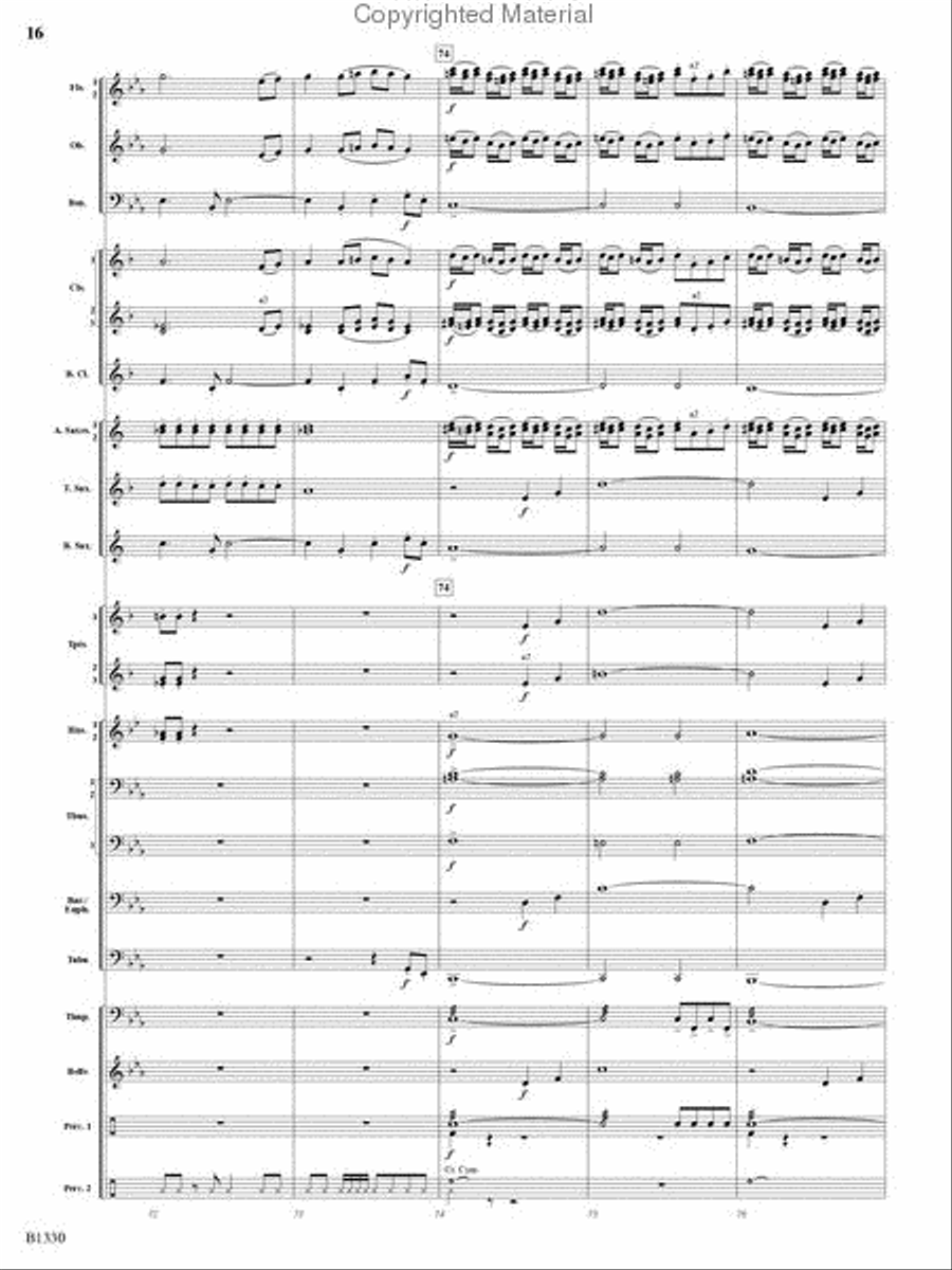 Raiders of the High Seas Concert Band scores gallery preview page 15