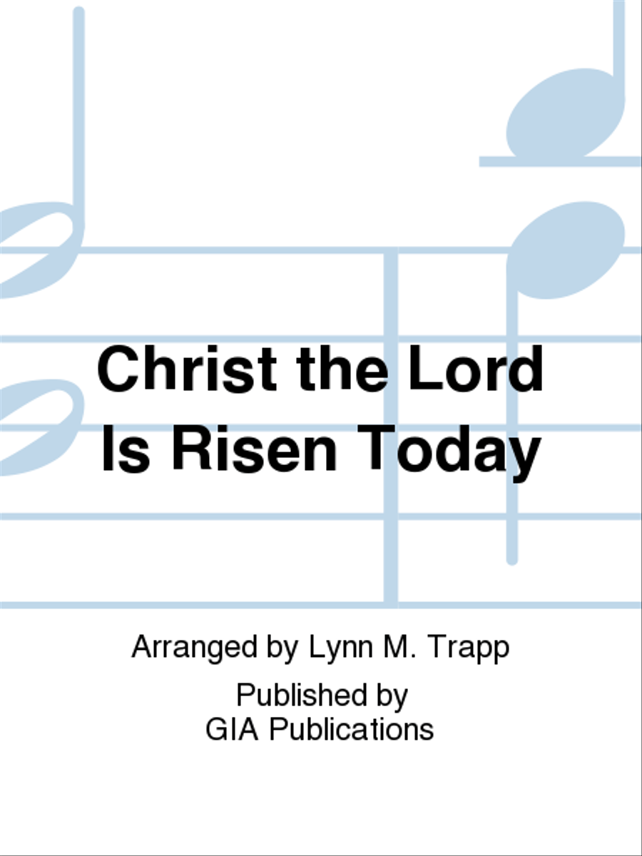 Christ the Lord Is Risen Today 4-Part scores gallery preview page 1