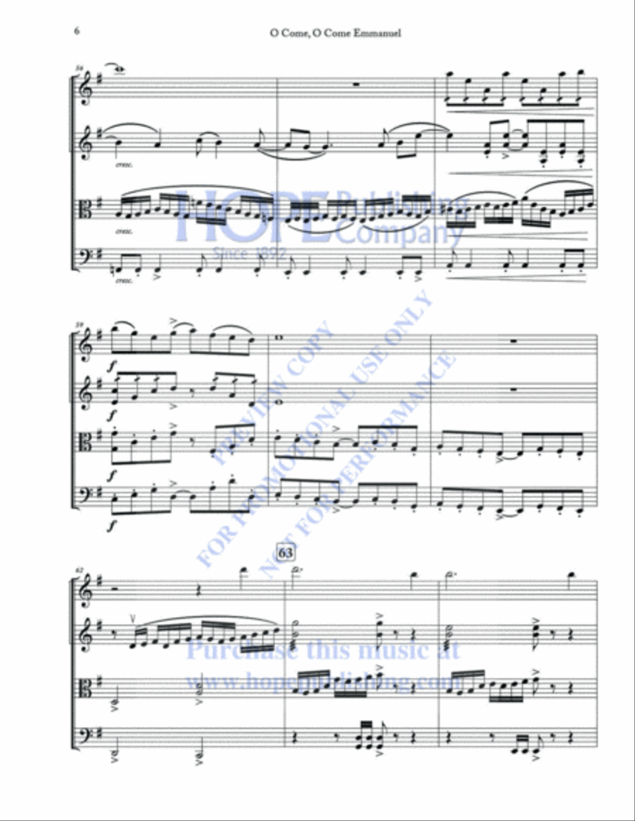 A String Quartet Christmas Vol 2 String Quartet scores gallery preview page 9