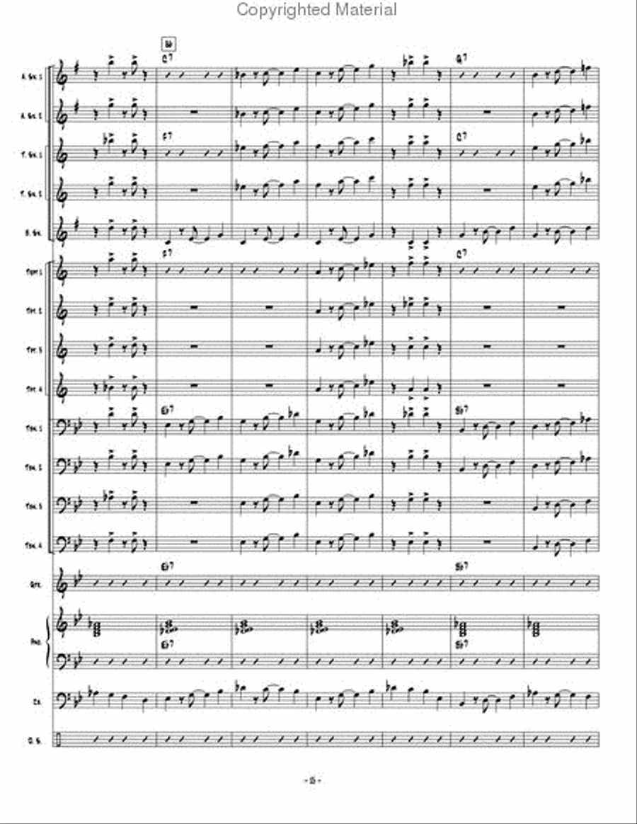 Eggs St. Jack Jazz Ensemble scores gallery preview page 16