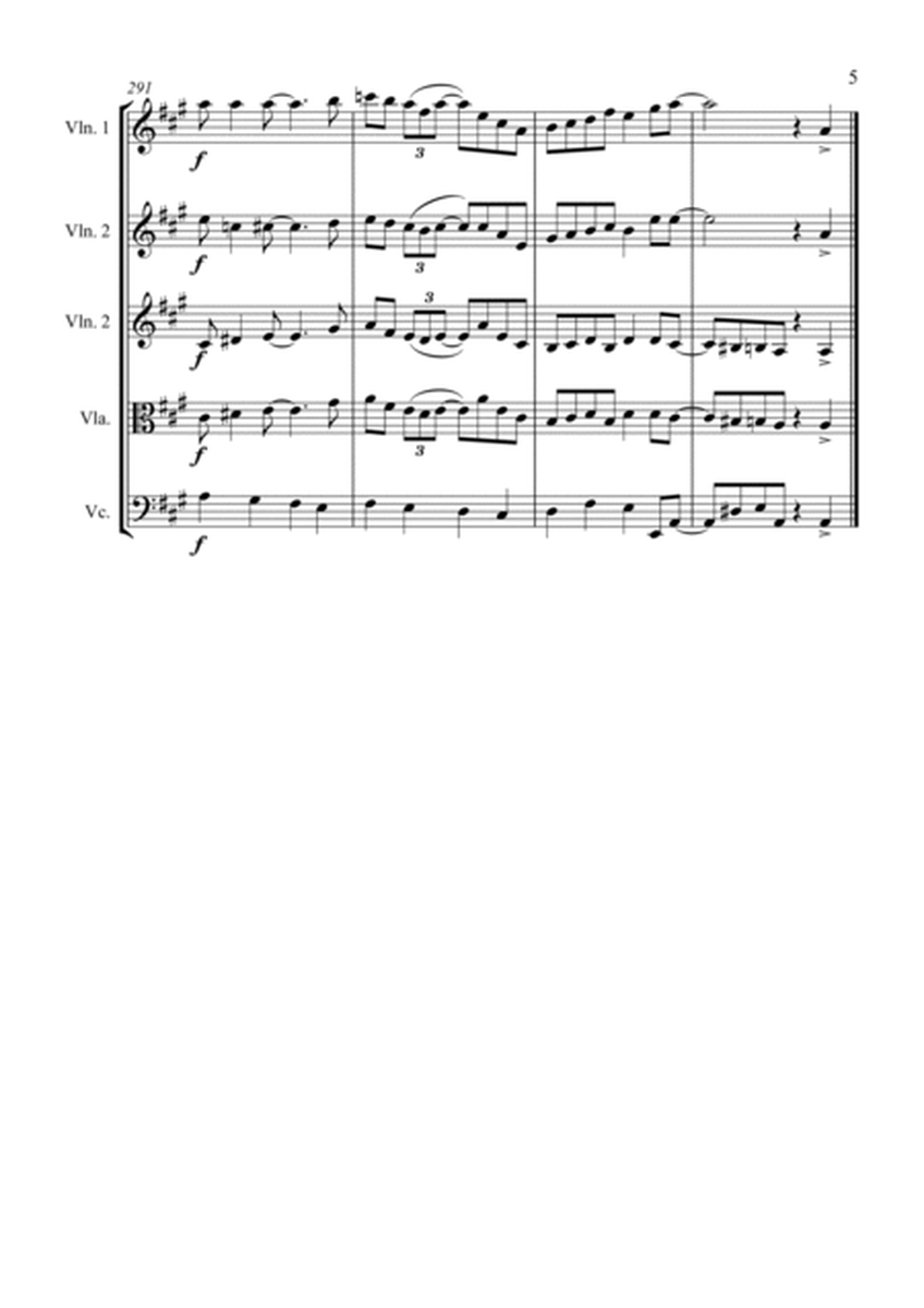 O Christmas Tree (O Tannenbaum) - Jazz Carol for String Quartet image number null