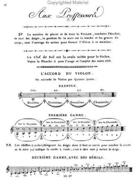 Methods & Treatises Violin - Volume 3 - France 1600-1800