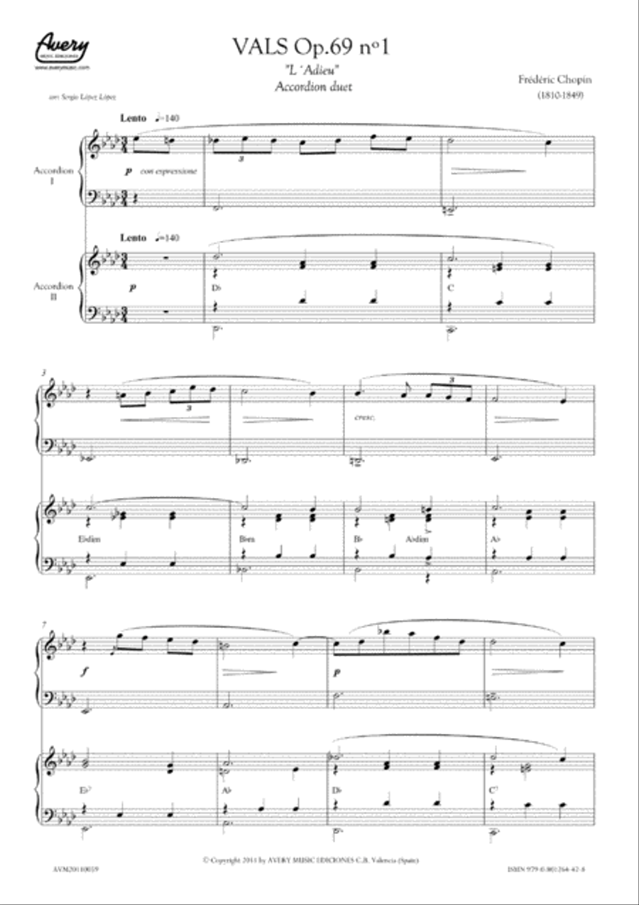 Vals Op.69 nº1 