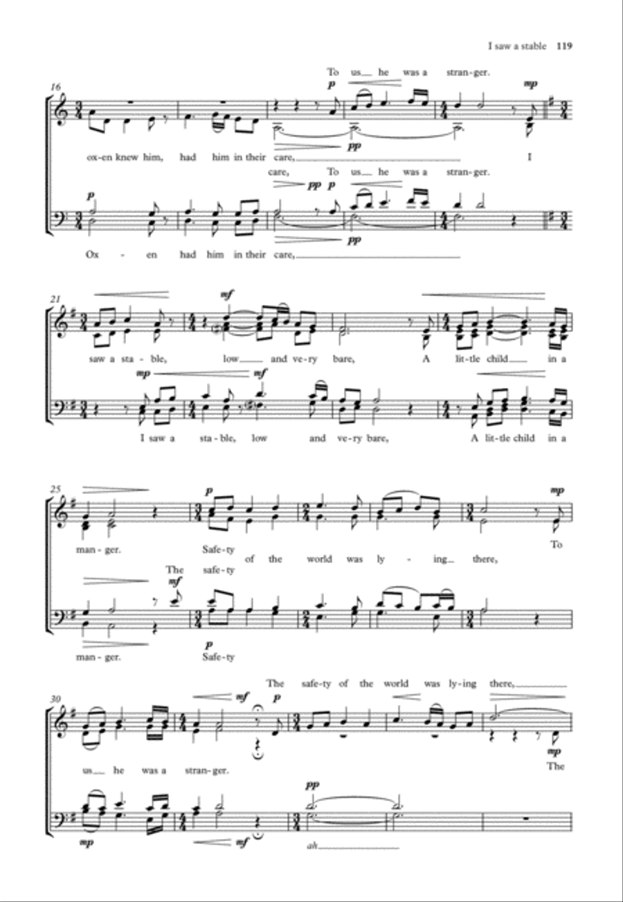 I saw a stable I saw a stable Score scores gallery preview page 2
