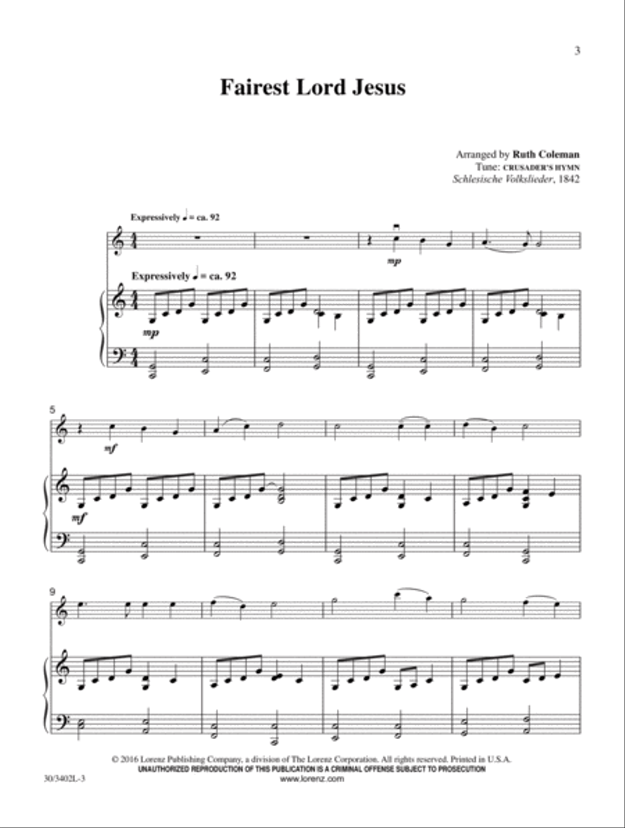The Everlasting Song Violin Solo scores gallery preview page 2