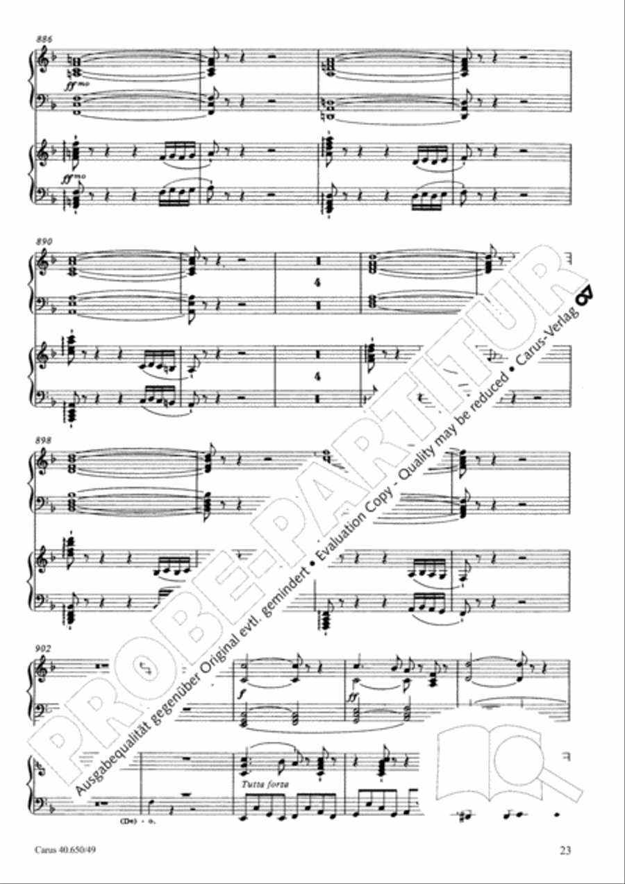 Petite Messe solennelle 4-Part scores gallery preview page 24