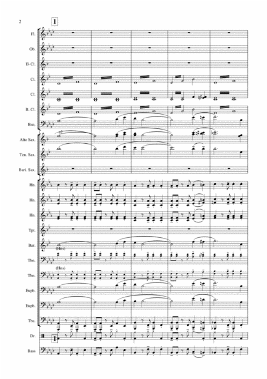Verdi Goes Tango - For Pep Band; Concert Band; Marching Band Concert Band scores gallery preview page 5