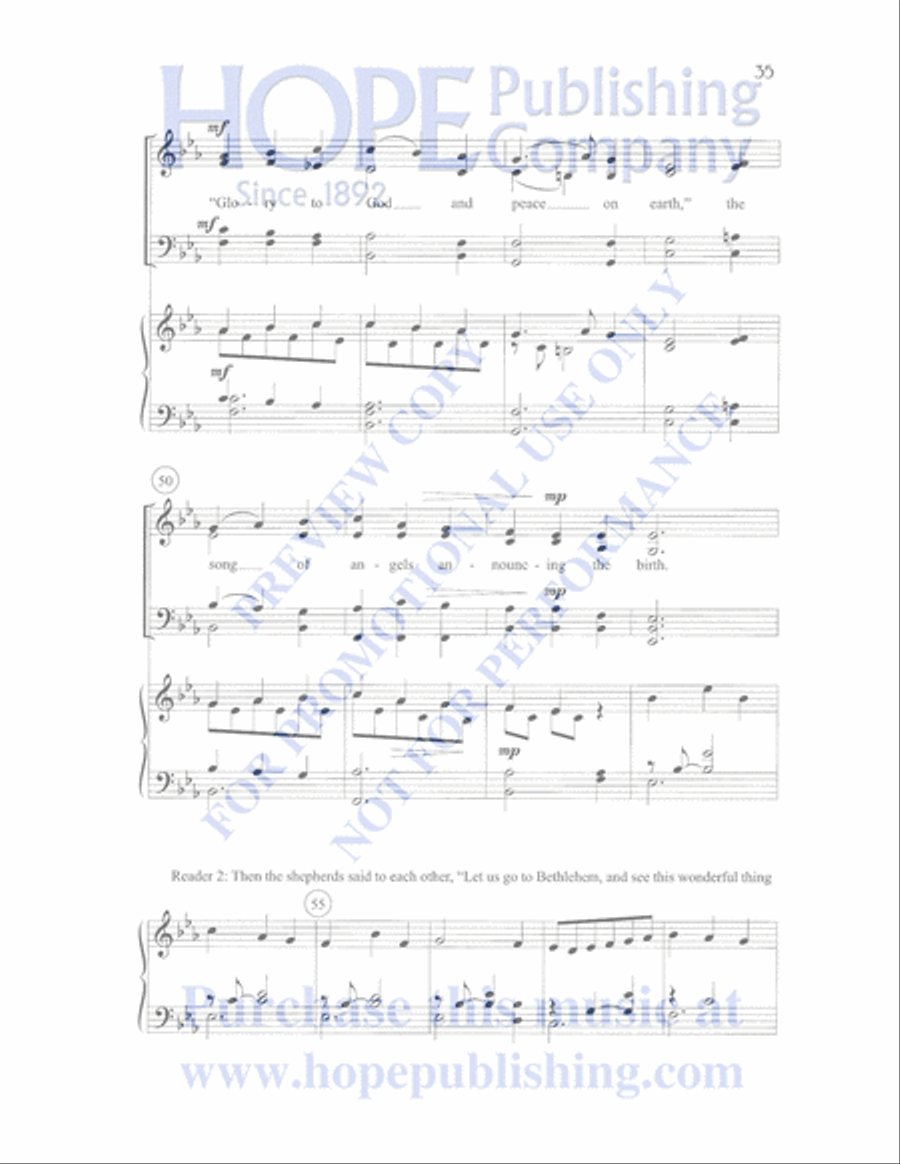By Heaven's Light Choir scores gallery preview page 36