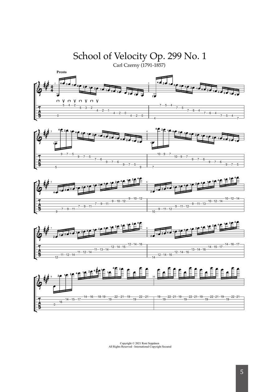 Classical Showstoppers for Electric Guitar Electric Guitar scores gallery preview page 5
