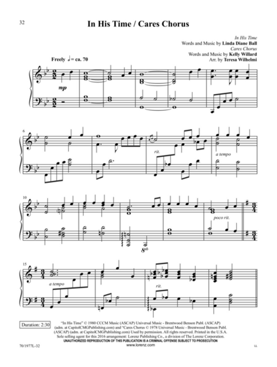 Beautiful Beyond Description Piano Solo scores gallery preview page 21